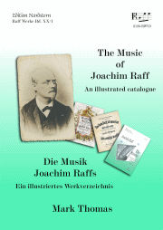 Joachim Raff Werkverzeichnis catalog of music