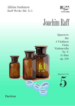Joachim Raff string quartet 5 Streichquartett 5